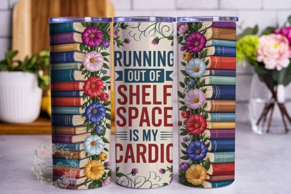 Book Lover Floral Reading 20oz Tumbler W Review
