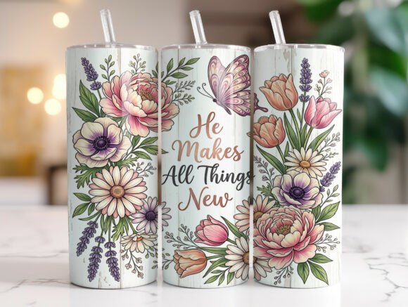 Christian Floral Scripture Tumbler Wrap Review