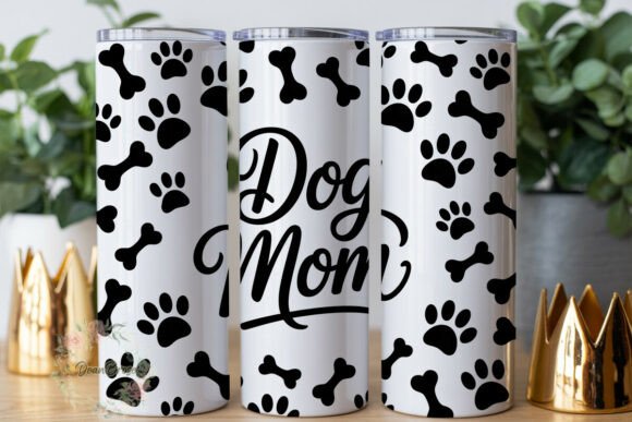 Dog Mom Paw Print 20oz Tumbler Wrap Review