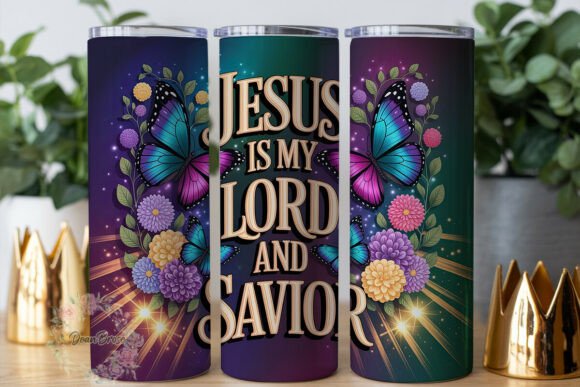 Faith Butterflies Floral 20oz Tumbler Review