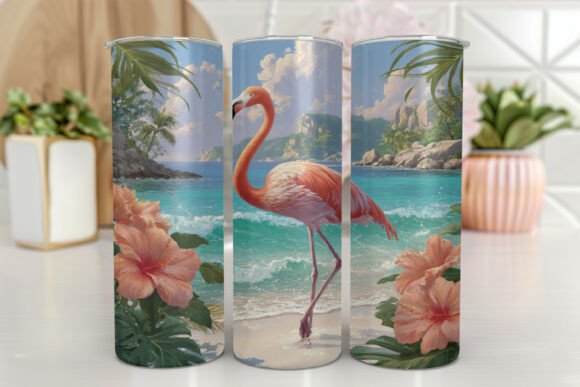 Flamingo Tumbler Wrap 20 Oz Skinny: A Designer's Review