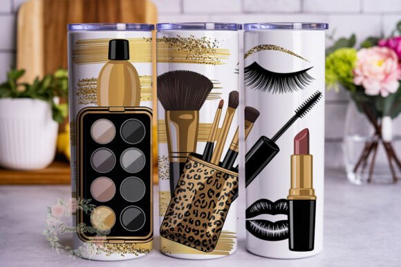 Glam Makeup Gold Leopard Tumbler Wrap Review