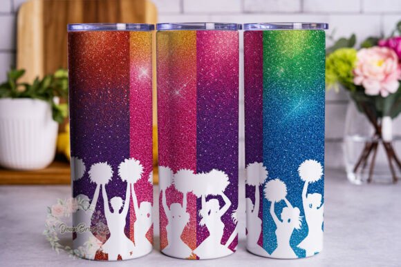 Glitter Cheerleader 20oz Tumbler Wrap Review