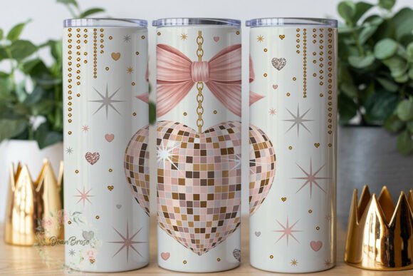 Heart Disco Ball Sparkle Design Tumbler Review