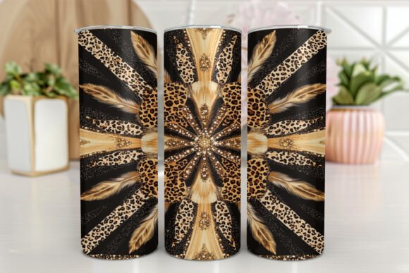 Leopard Glitter 20oz Skinny Tumbler: A Designer's Review