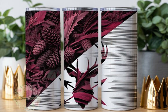 Pink Grunge Deer Head: A Designer's Review