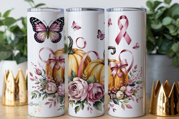 Pink Pumpkin Awareness 20oz Tumbler Wrap Review