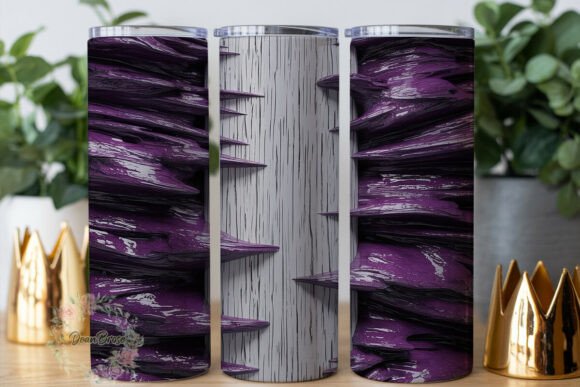 Purple Textured Wood 20oz Tumbler Wrap Review