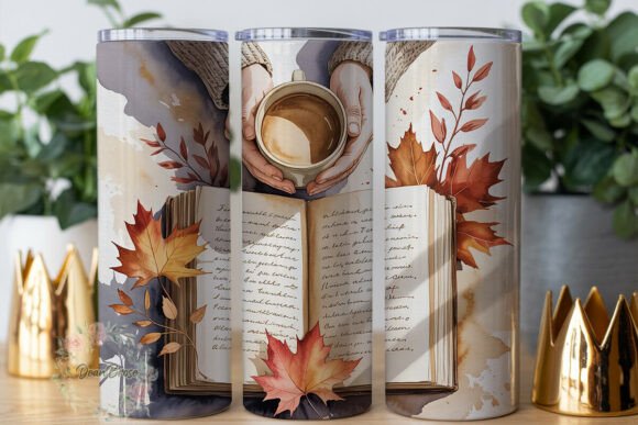 Review: Autumn Book Coffee 20oz Tumbler Wrap for Crafters