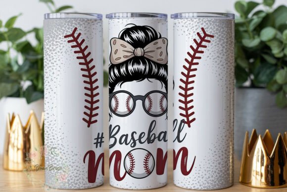 Review: Baseball Mom Messy Bun 20oz Tumbler Wrap