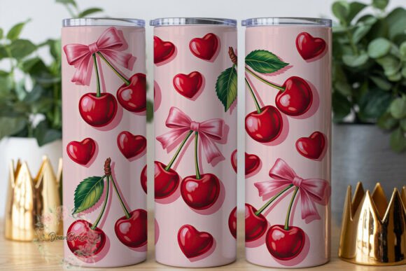 Review: Cherry Heart Pink Bow 20oz Tumbler Wrap