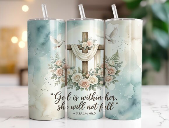 Review: Christian Faith Cross Roses Tumbler Wrap