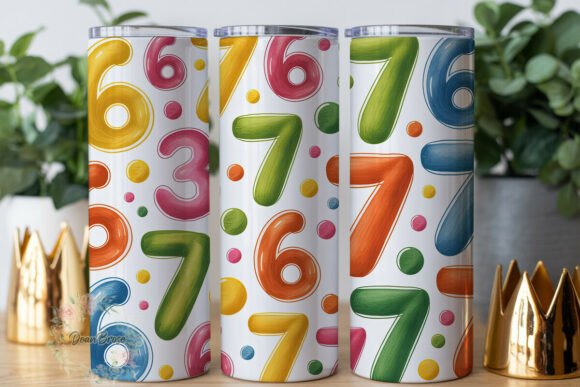 Review: Colorful Numbers 20oz Tumbler Wrap for Crafters