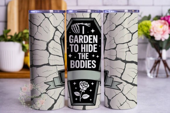 Review: Gothic Garden Coffin Tumbler Wrap Design