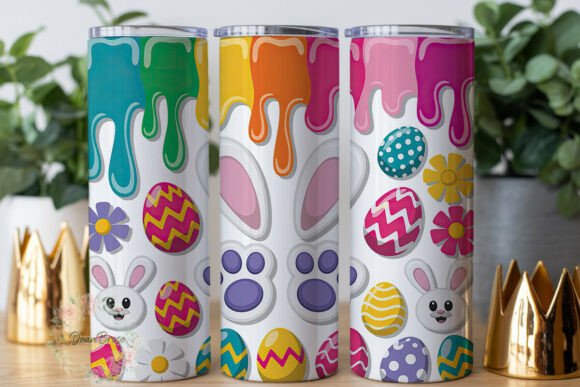 Review: Happy Easter Drips 20oz Tumbler Wrap for Embroidery