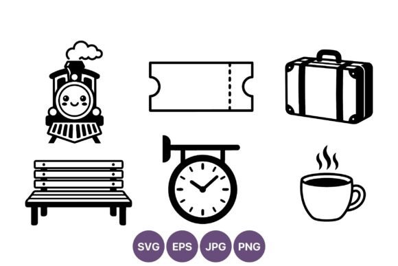 Review: Train Ticket Suitcase Bench Clock Cup for Embroidery