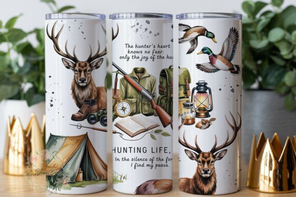 Rustic Deer Hunting 20oz Tumbler Wrap Review