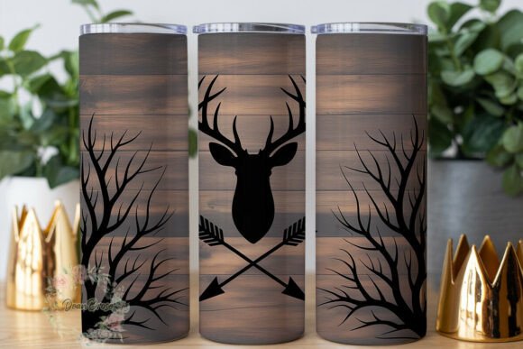 Rustic Deer Wood Grain Tumbler Wrap Review