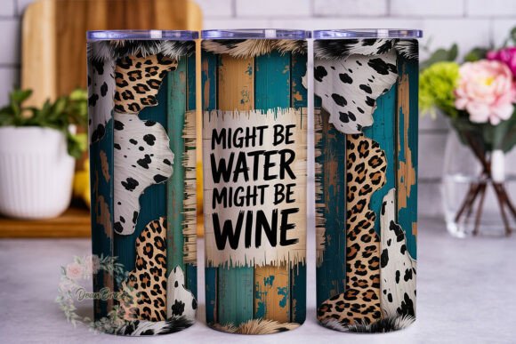 Rustic Leopard Teal 20oz Tumbler Wrap Review